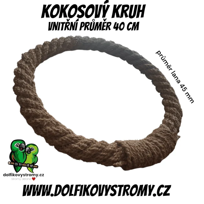 Kruh z kokosového lana - Obrázek 2