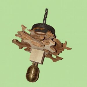 Zbykůžek - závěsná hračka z kůže