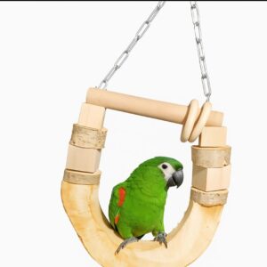 Půlkulatá houpačka z masivu