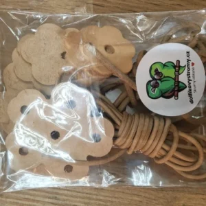 Přírodně činěná  kůže pro výrobu a opravu hraček z kůže