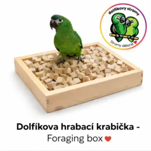 Dolfíkův hrabací box -foraging box